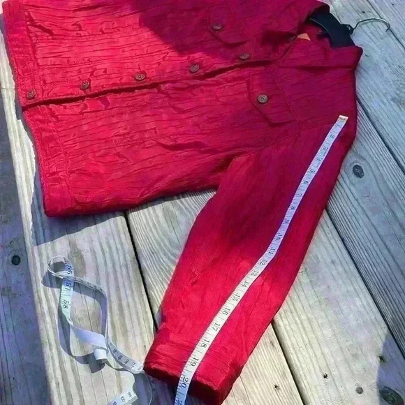 Ruby Rd. Women’s size 12 Red jacket with button closure, - Picture 7 of 9